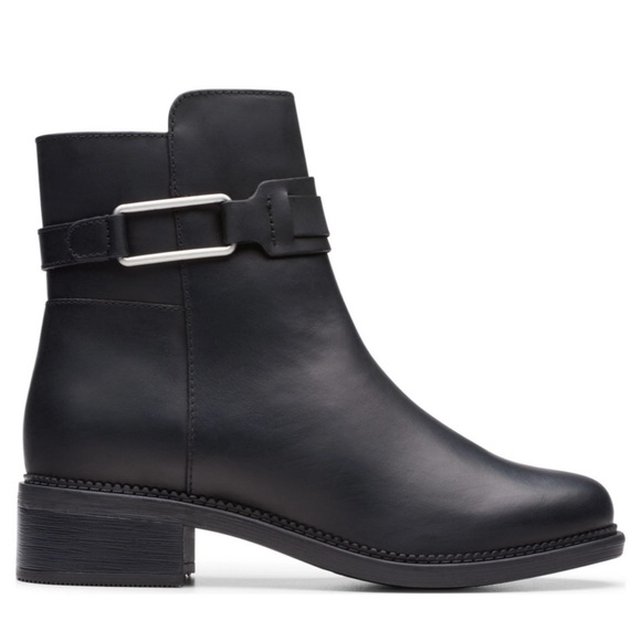 Clarks Maye Bella Leather Boots - Picture 1 of 10